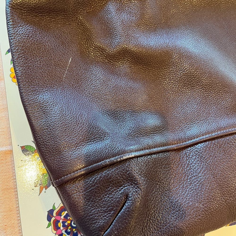 Coach Dark Purple Shoulder Bag - Picture 4 of 9